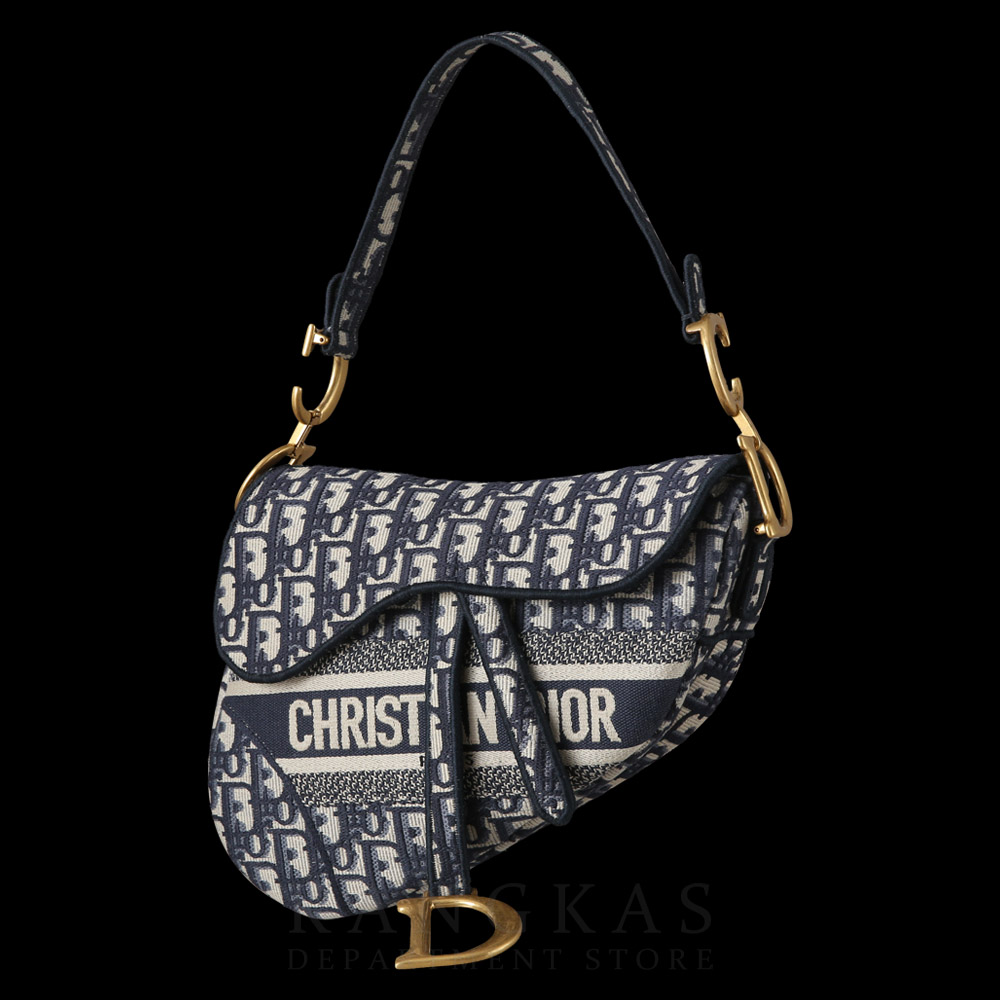 CHRISTIAN DIOR(USED)크리스찬디올 오블리크 새들백 미듐 & 스트랩